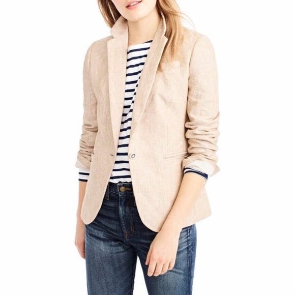 J. Crew Jackets & Blazers - NWT J. Crew Linen Campbell Blazer